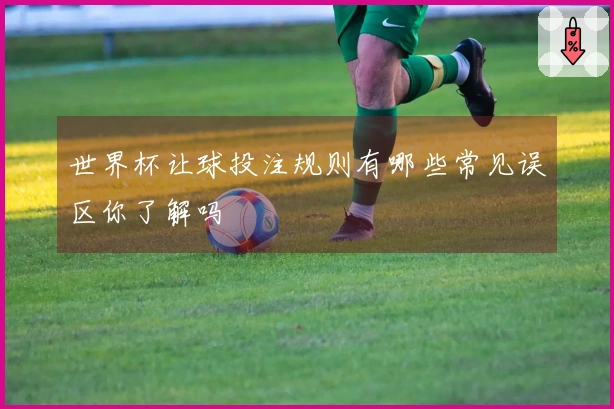 世界杯让球投注规则有哪些常见误区你了解吗