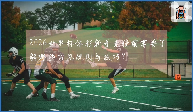 2026世界杯体彩新手竞猜前需要了解哪些常见规则与技巧？